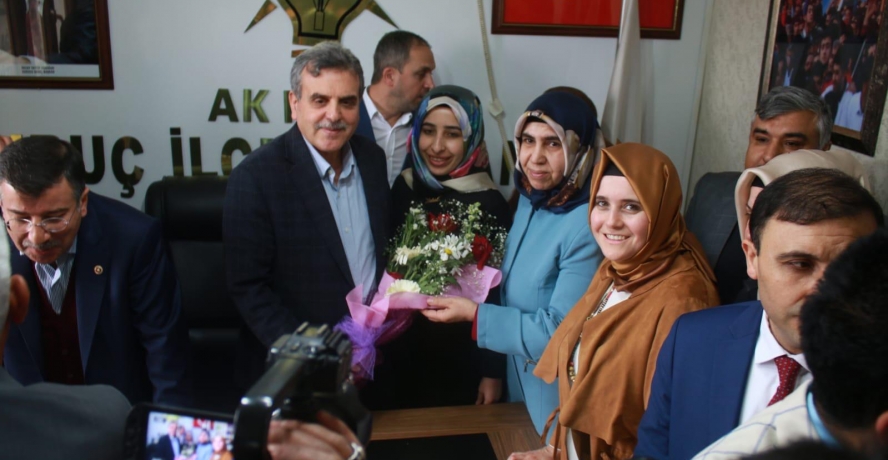 BEYAZGÜL SURUÇ’TA AK TEŞKİLATLARLA BULUŞTU